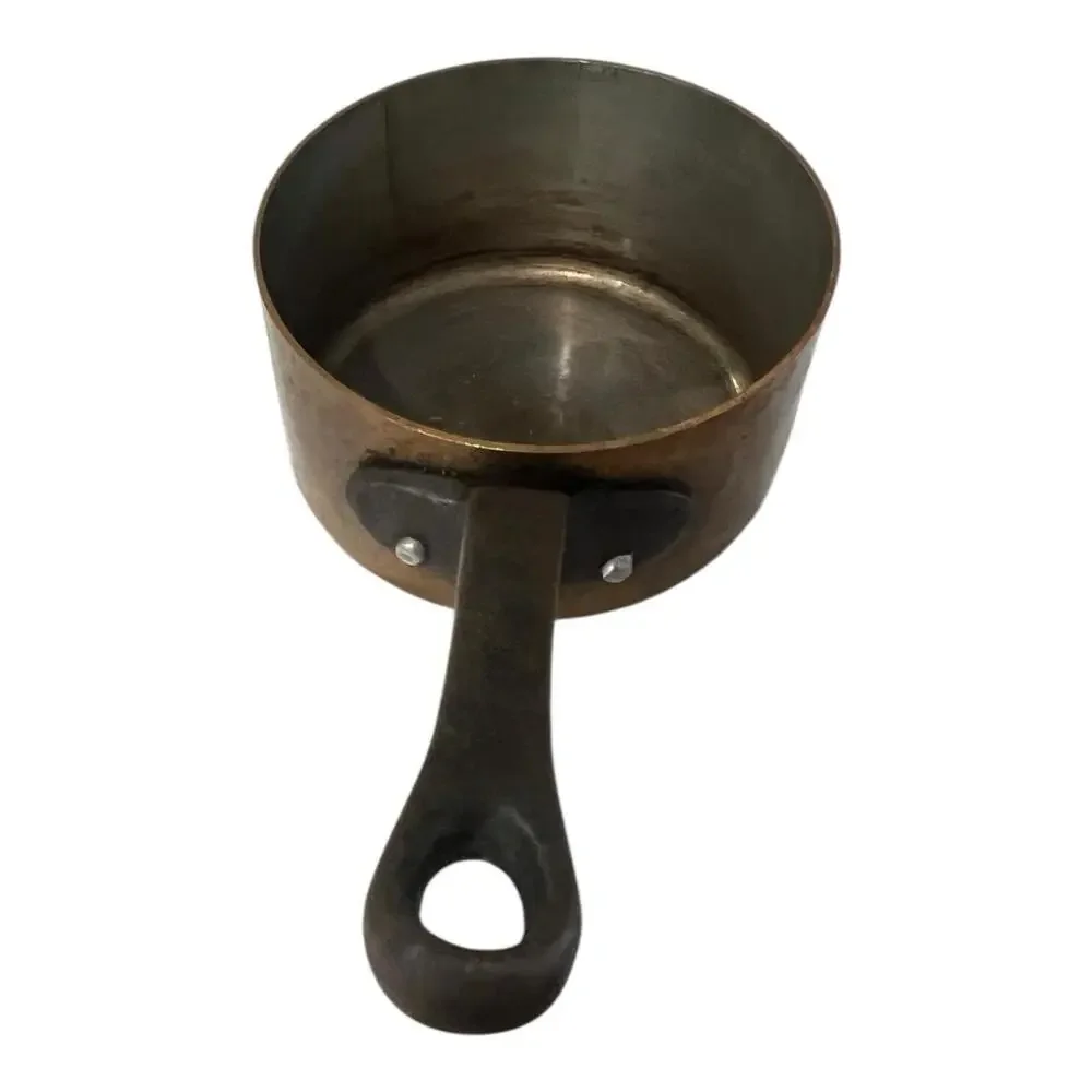 Vintage French Copper hammered Pan made in france 2.3kg 2908246 Stamped Engraved